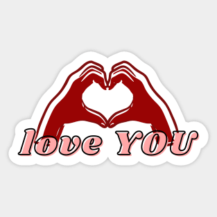 love YOUU Sticker